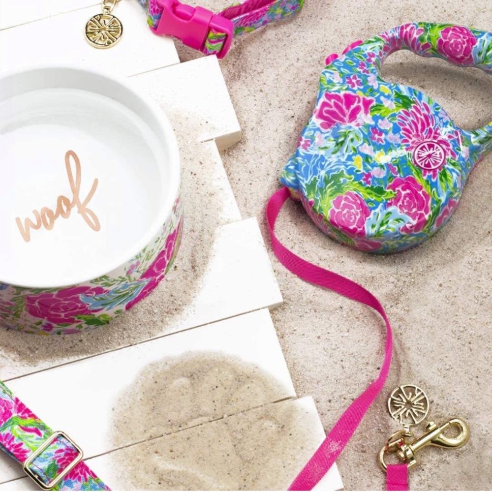Lilly Pulitzer Dog / Pet Bowl: Splendor in the Sand - Picture 11 of 14